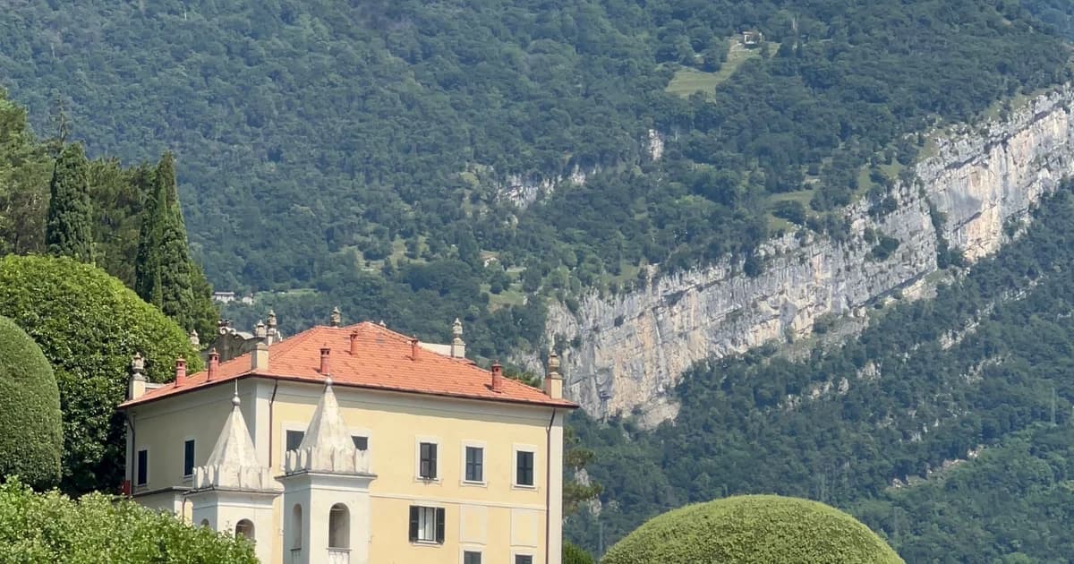 Lake Como view from Tremezzina